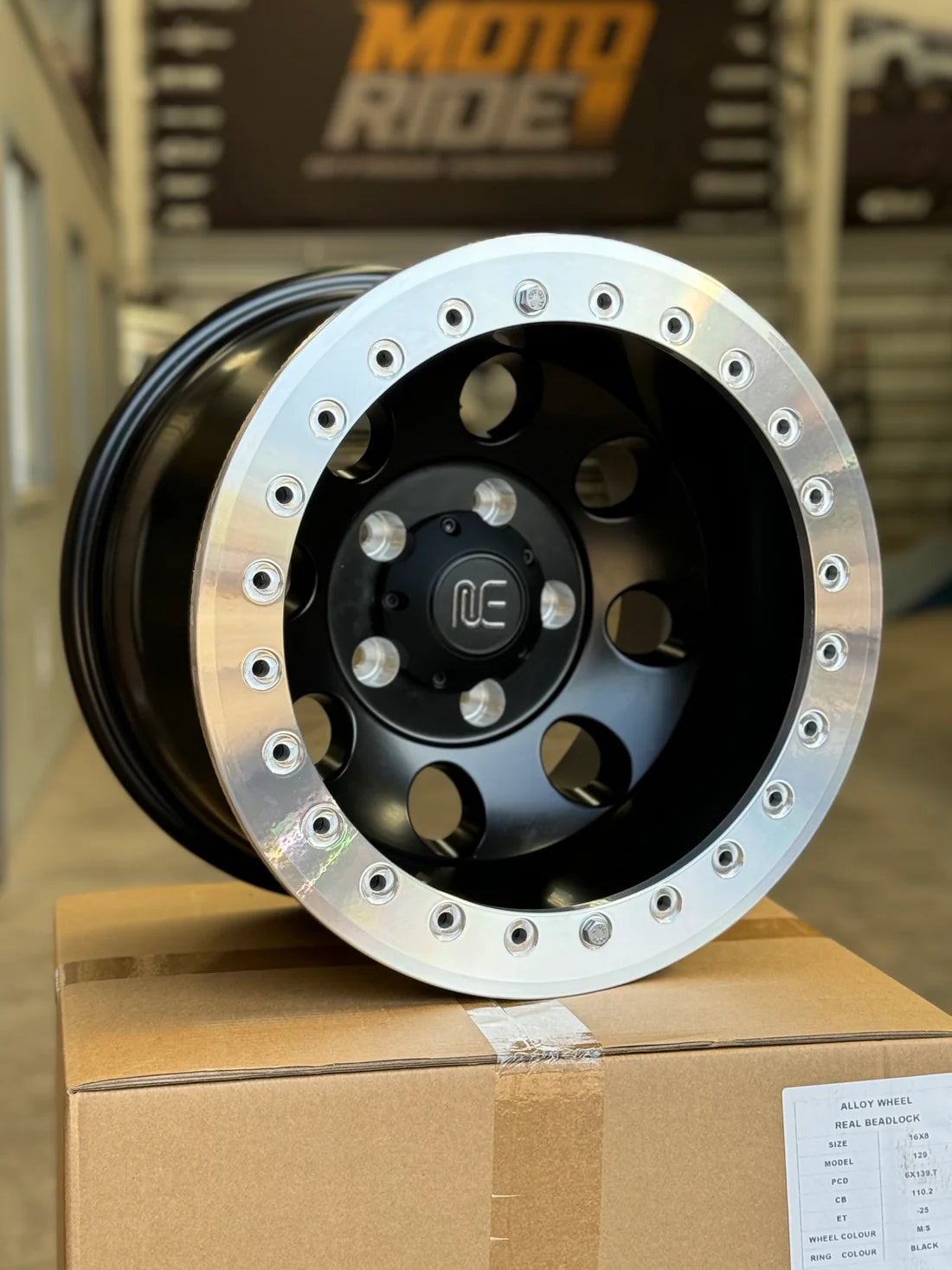 Llanta RMC 803 Beadlock 5x127 Black/Aluminium