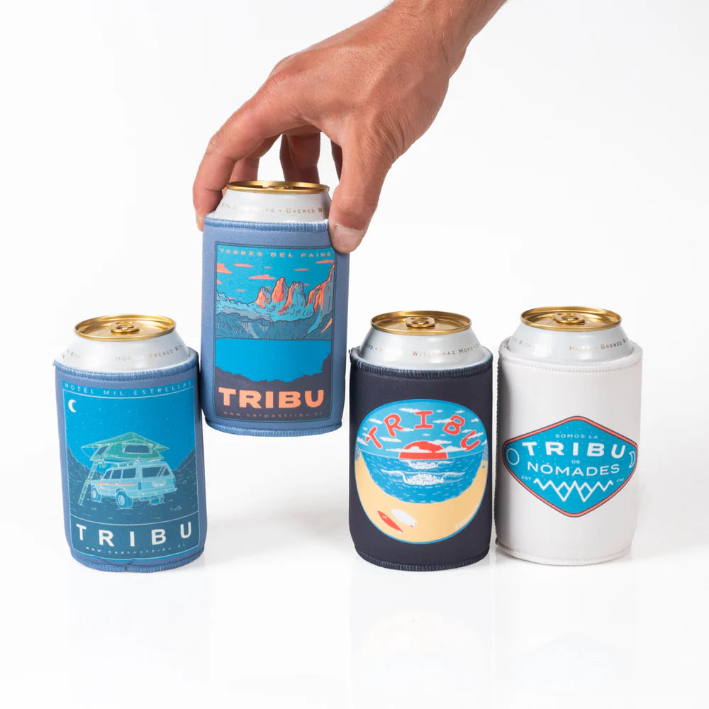 KIT 4 STUBBY COOLERS